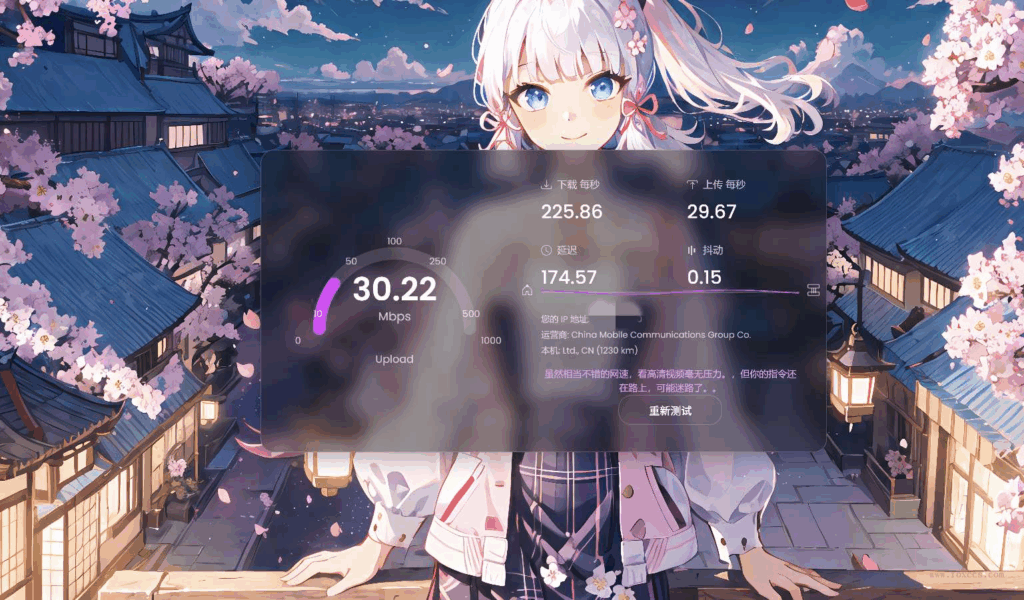 好看的服务器测速页-熊猫资源网